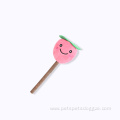 Plush lollipop with built-in bells plush cat toy